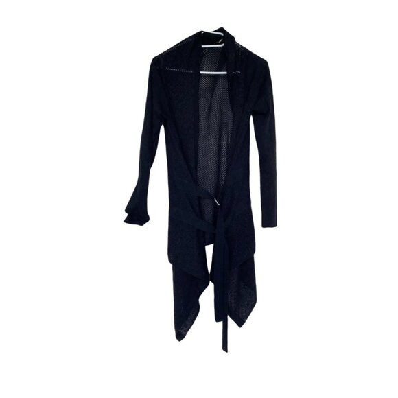 Zadig & Voltaire Wool Drape Cardigan with Buckle Detail OS - Picture 1 of 9